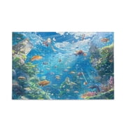 WOBOGO Undersea World Puzzle Challenge 500 Piece Jigsaw Suitable for Game Night Finished Size 20.5 x 14.9in