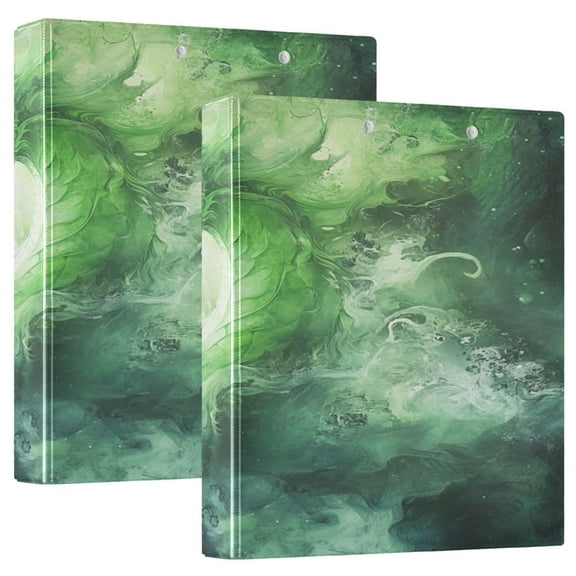 WOBOGO Unicorn Dragon File Folders Extra Large Capacity to Hold 200 Sheets of Documents Hard Shell Ring Binder for School Home Office