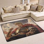 WOBOGO Vanquished King Carpet Non-Slip Rugs Soft Doormat 36 24in Living Dining Room Bedroom Decorative