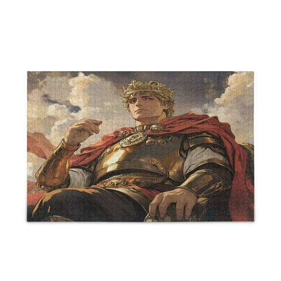 WOBOGO Vanquished King Puzzle Challenge 500 Piece Jigsaw Suitable for Game Night Finished Size 20.5 x 14.9in