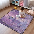 thumbnail image 1 of WOBOGO Whimsical Snowman Baby Playmats Extra Large Waterproof Rollable Activity Pads for Toddlers 50×50inch, 1 of 7