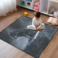 thumbnail image 1 of WOBOGO Wolf King in The Snow Baby Playmats Extra Large Waterproof Rollable Activity Pads for Toddlers 50×50inch, 1 of 7
