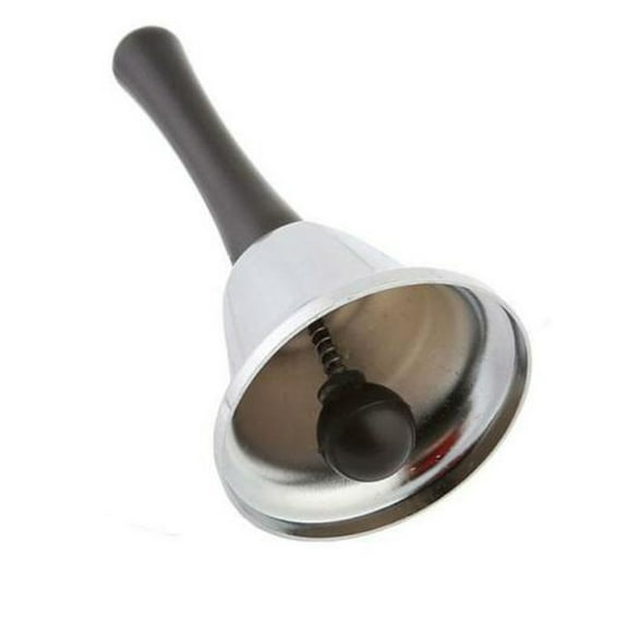 WOCACHI Silver Hand Bell Loud Call Bell Ringing for Wedding Events Decoration Food Line Alarm