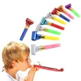thumbnail image 1 of WOCACHI Whistling Children's Birthday Party Supplies Party Blowers Birthday Squawkers Noise Makers*100pcs, 1 of 6