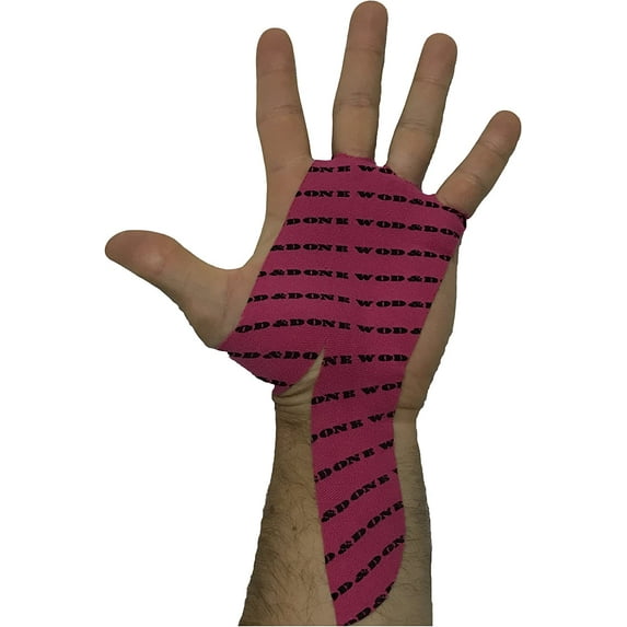 WOD&DONE Custom Hand Protection Athletic Tape Grips for Pullups, Functional Fitness, Gymnastics
