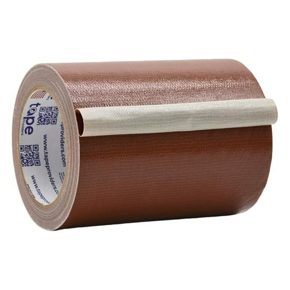 WOD DTC10 Advanced Strength Industrial Grade Brown Duct Tape, 6 inch x 60 ft. Waterproof, UV Resistant For & Home Improvement