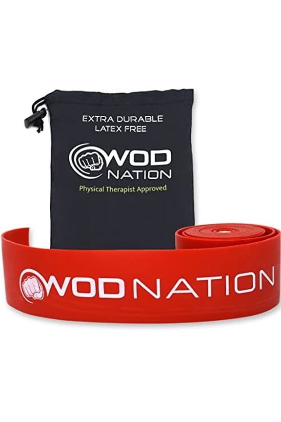 Muscle Floss Bands - 84 x 2 In, Red, Medium - Mobility Floss Band for Compression & Sore Tissue Recovery - Support for Targeted Recovery & Joint Mobility