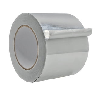 Premium Silver Aluminum Foil Tape (2 x65Feet,3.9mil), Insulation Adhesive  Metal Tapes for Ductwork, Heavy Duty Duct Tape for HVAC, Dryer Vents Pipe