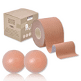 thumbnail image 1 of WOD Tape Boob Tape 1 Pair of Nipple Covers Sweat Proof Large Breast, Beige, 1 of 6