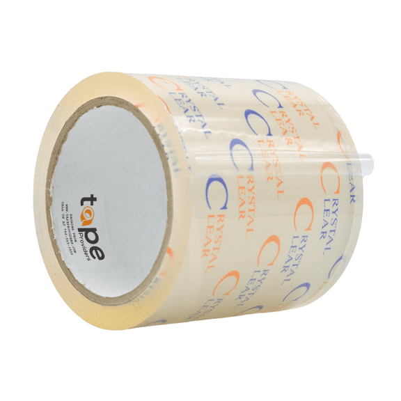 WOD Tape CST22CC Crystal Clear Multi-Purpose Tape – 4 Inch x 55 Yds. See-through Protection, Book Repair.
