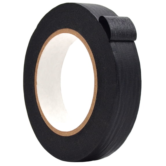 WOD Tape Colored Masking Tape Black 1 in. x 60 yd. Fun Arts