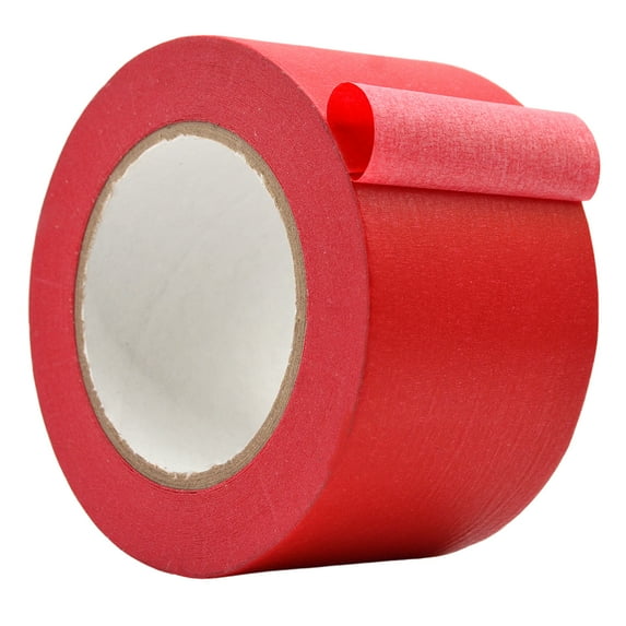 WOD Tape Colored Masking Tape Red 3 in. x 60 yd. Fun Arts