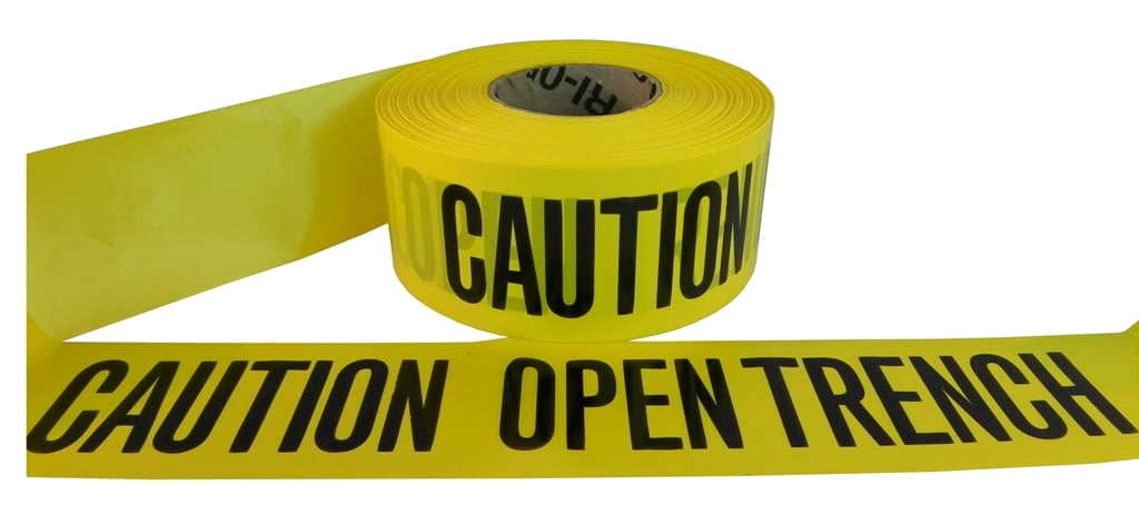 Trench Flagging Example WOD Tape Flagging Tape 3 in. x 1000 ft.