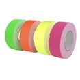 thumbnail image 1 of WOD Tape Fluorescent Yellow Gaffer Tape - 12 inch x 60 ft. - (Pack of 4) No Residue, Waterproof, Non Reflective GTC12, 1 of 8