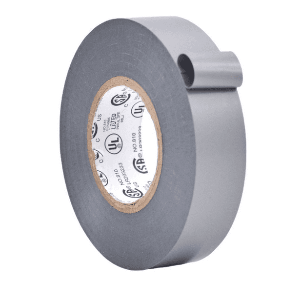 WOD Tape Gray Electrical Tape General Purpose 3/4 in. x 66 ft. High Temp