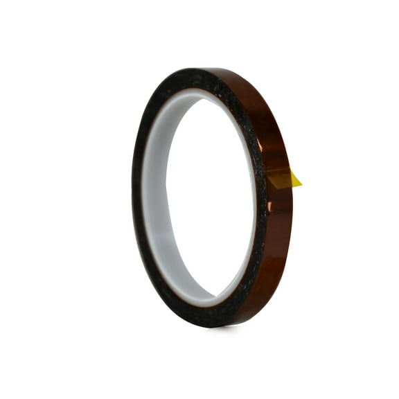 WOD Tape Kapton Tape 0.50 in. x 36 yd. Amber Polyimide High Temperature