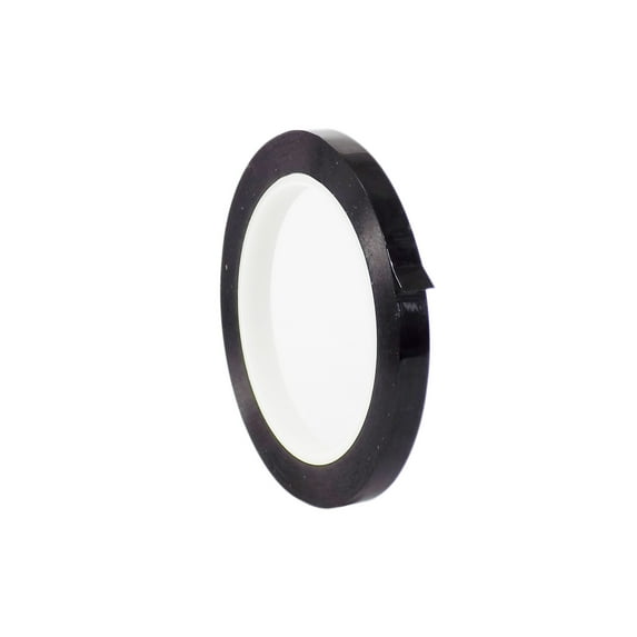 WOD Tape Metallic Black Tape 0.38 in. x 72 yd. Washi Crafting Tape