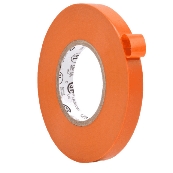 WOD Tape Orange Electrical Tape General Purpose 3/8 in. x 66 ft. High Temp