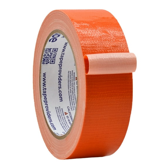 WOD Tape Racing Orange Duct Tape 1.42 in x 60 ft. Strong Waterproof DTC10
