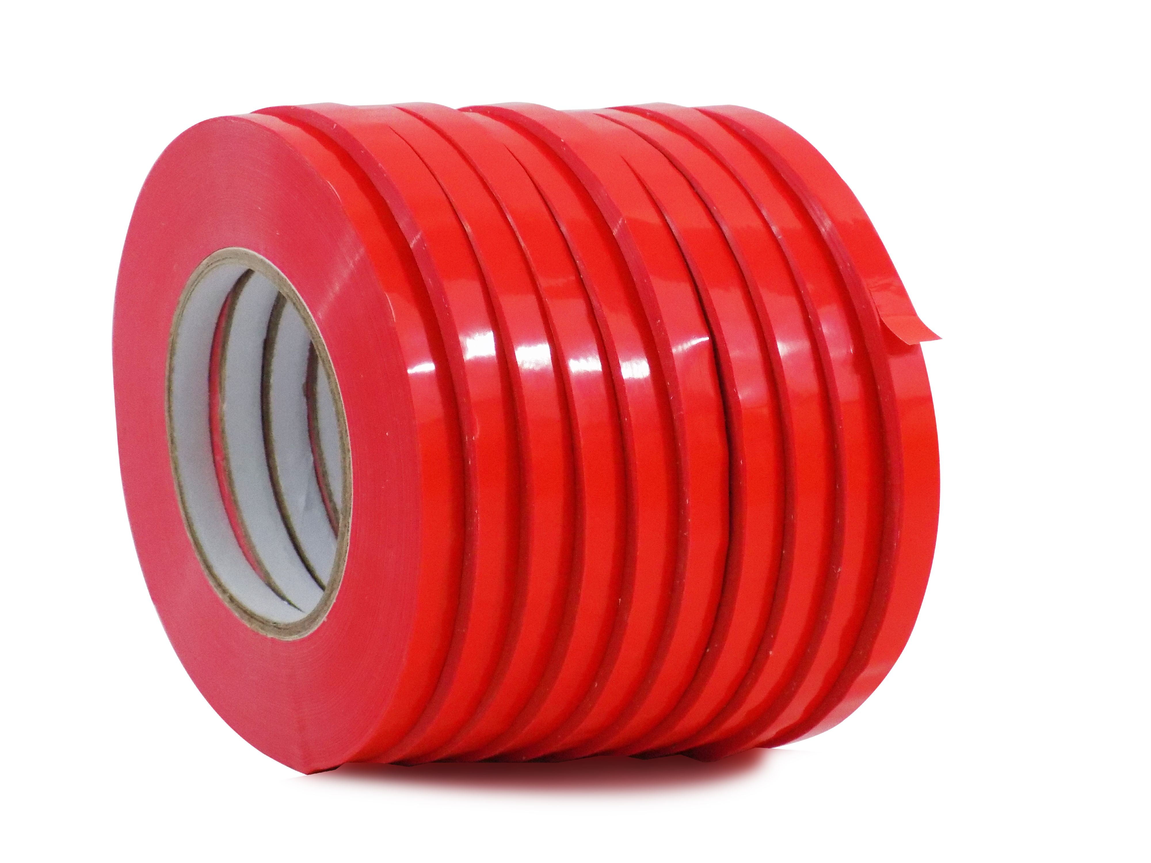 WOD Tape Red Bag Sealer Tape 0.38 in. x 180 yd. for Food Storage Saver, Pack of 10
