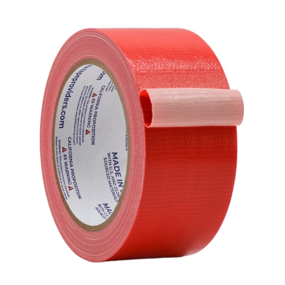 WOD Tape Red Duct Tape 1.88 in x 60 ft. Strong Waterproof DTC10