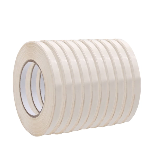 WOD Tape White Bag Sealer Tape 0.38 in. x 180 yd. for Food Storage Saver, Pack of 10