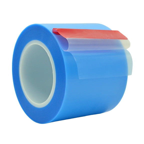 WOD UHMW-5A Polyethylene Transparent Film Slick Tape, Aggressive Adhesive – 4 in X 36 yds (Bulk Case of 12-Rolls) Ideal For Squeak Reduction, Drawers, and Bearings (Available in Multiple Sizes)