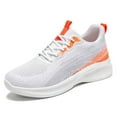 thumbnail image 1 of WOD, Women's Lightweight Running Shoes, Soft-soled Sneakers, Breathable, Wide Shoes, Orange, size 7.5, 1 of 6