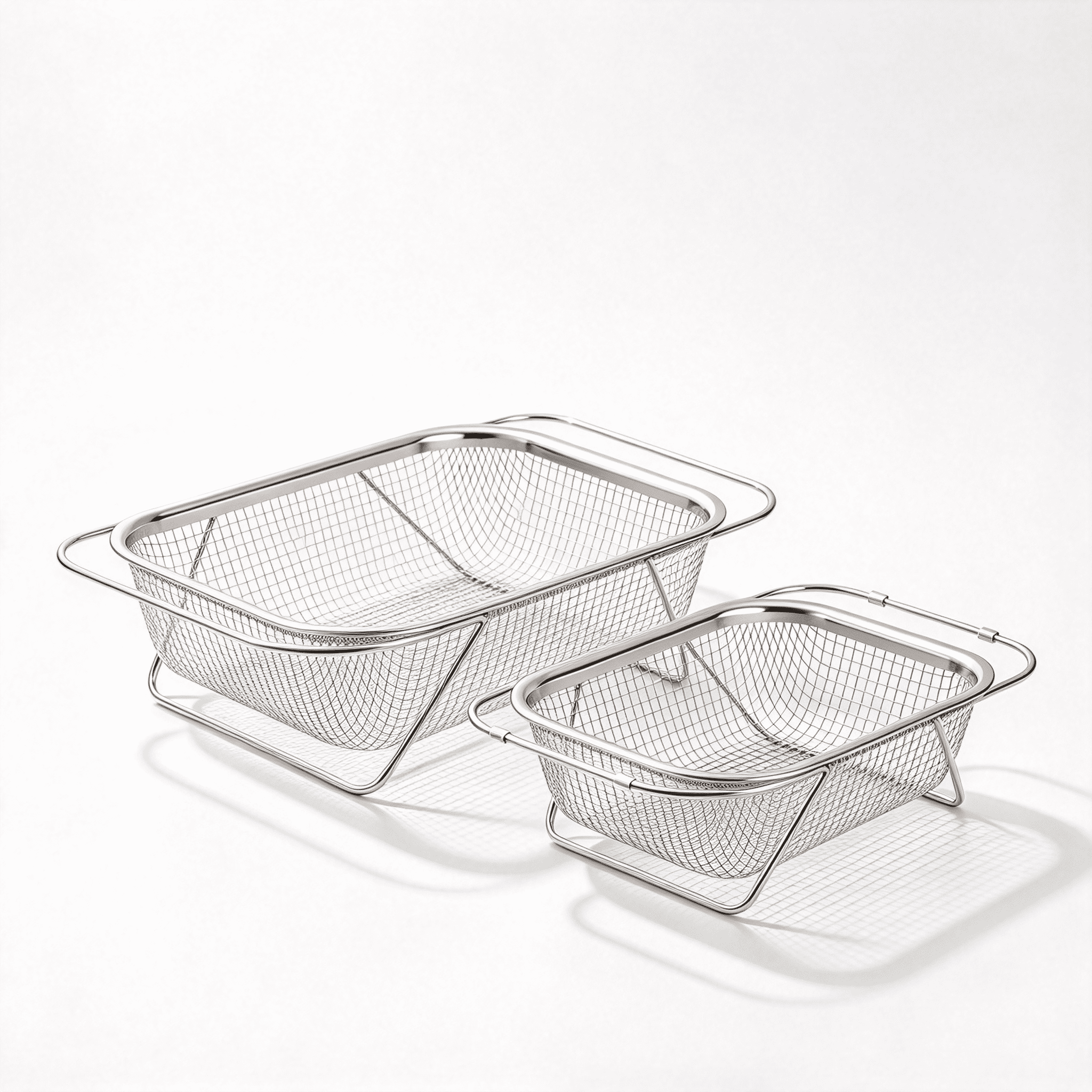 WODILLO 2 Pack 304 Stainless Steel Mesh Colander - Walmart.com