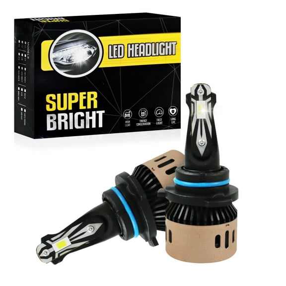 WODJR 9006 Headlight Bulbs 9006 Lights Bulb 9006 Led Headlight Bulbs 9006 Led Bulbs Fog Light Bulbs High Beam Low Beam Replacement Bulb Automotive Lighting 6500K White Fog Headlights for Car 2 Pack