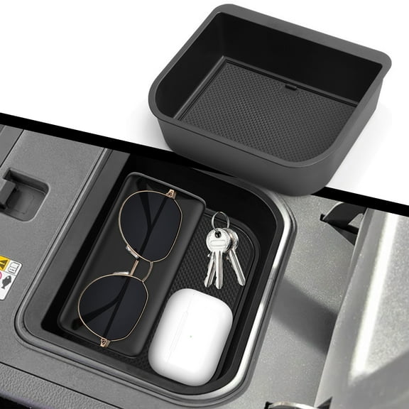 WODJR Center Console Organizer for Toyota Land Cruiser Prado 250/ Lexus GX 550 2024 2025 Storage Box Tray Center Console Cool Box Organizer ABS Insert Tray Accessories for Land Cruiser