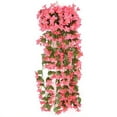 thumbnail image 1 of WODLLCAS Artificial Violet Hanging Flowers Vines Plants, 1 of 3