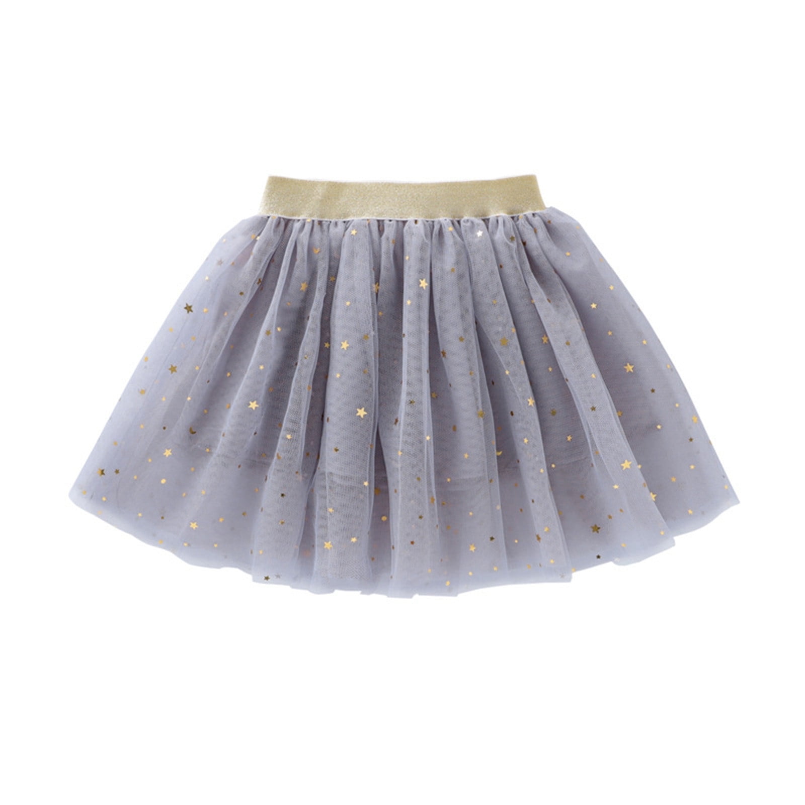 WOEOEE Little Girls TuTu Skirt Stars Sequins Sparkling Princess Dance ...