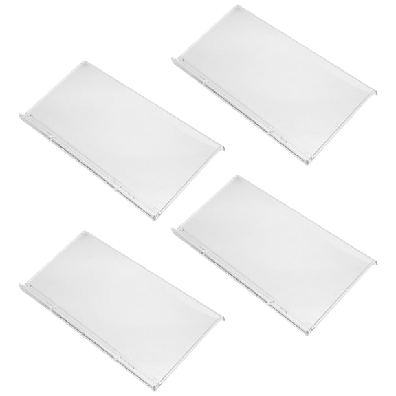 WOFASHPURET 4-Pack Clear Floating Shoe Display Shelves Wall Mounted for Sneakers and Shoes Storage