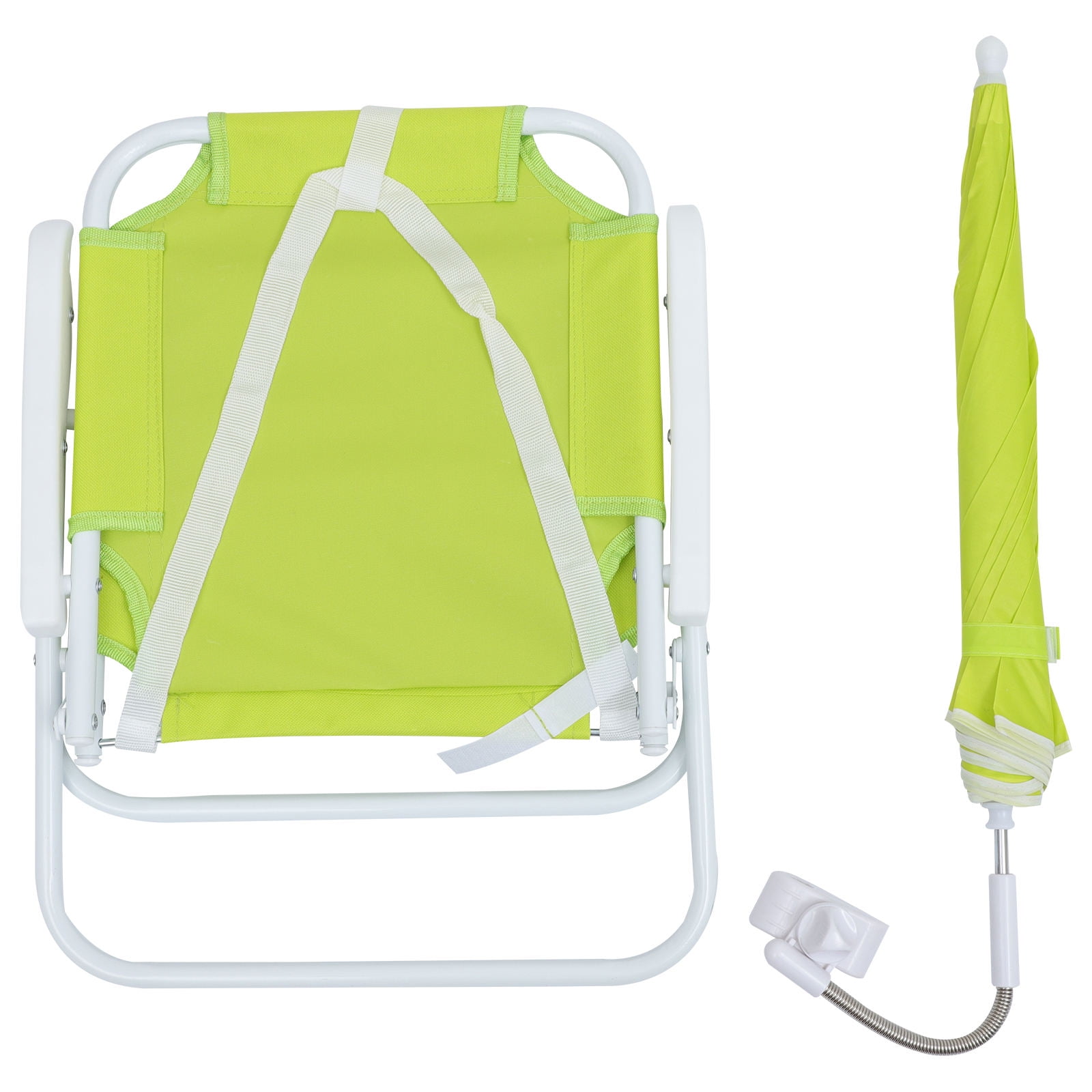 WOFASHPURET Kids Beach Chair 1 Set with Umbrella Design Ergonomic and Cool Style for Fishing and Beach Activities