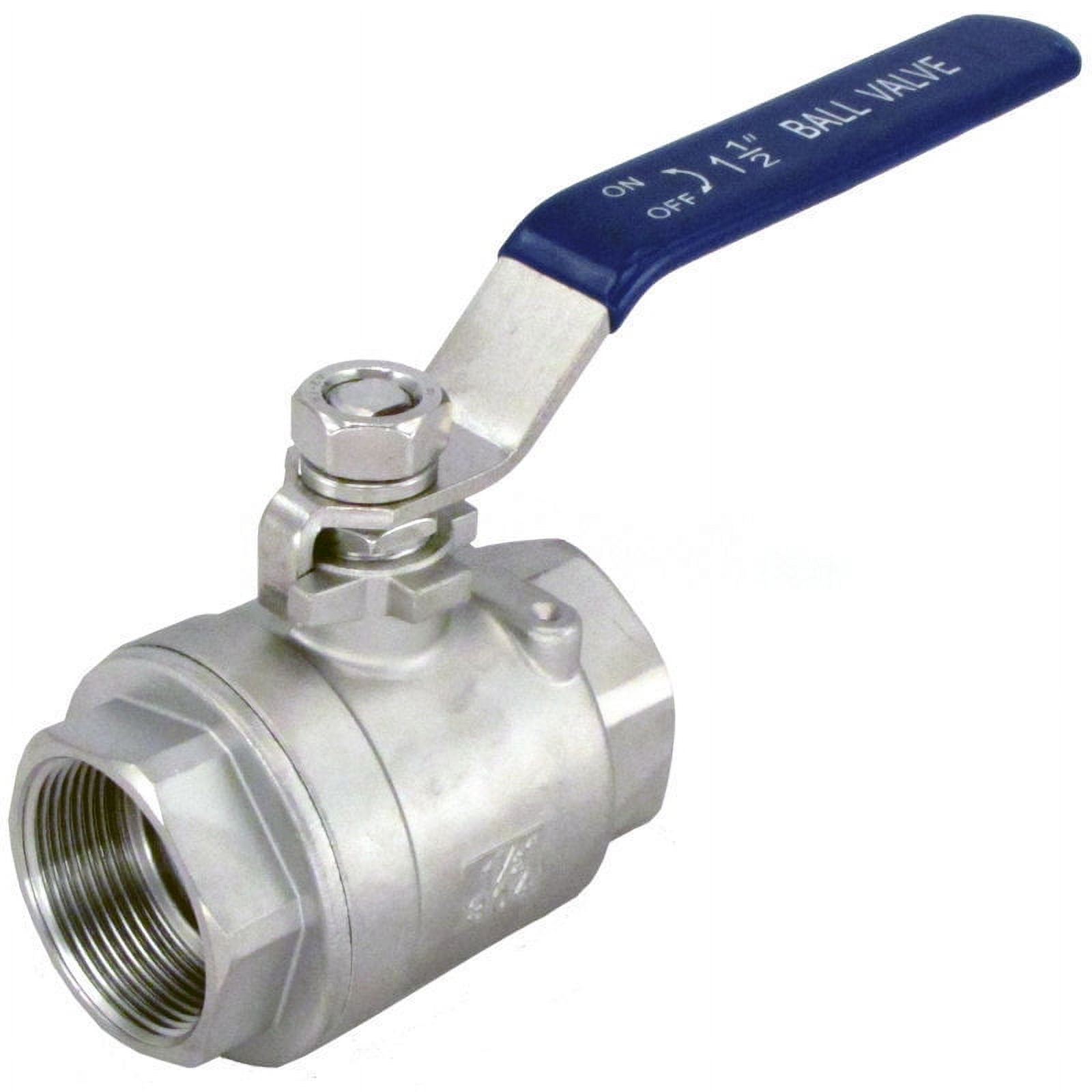 1-1/2quot; Apollo 86R-207-01 Ball Valve Socketweld Ends, Full Port  Stainless Steel