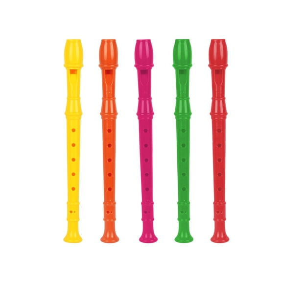 WOHAPY Upgrade 3 Pack Kids Plastic Recorder Toy, Descant Wind Instrument, Early Educational Musical Toy for Toddlers, 12.60x6.70x1.20in, 1.51oz