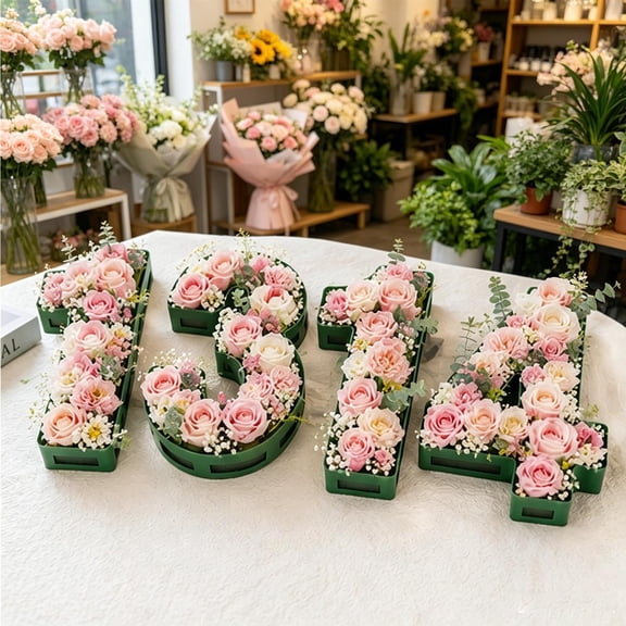 WOHAPY Upgrade Floral Foam Blocks, Water Absorbing Flower Foam, Florist Supplies for Wedding Car Arrangements, Multiple Sizes Available C