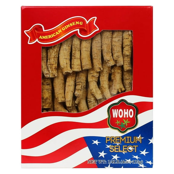 WOHO #133.4 American Ginseng Half Short Small 4oz Box
