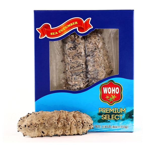 WOHO American Wild Caught Sea Cucumber Large - 4 Oz