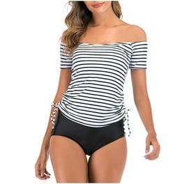 Womens Tummy Control Swimwear Halter One Piece Slimming Vintage Retro Swimsuit Ruched Push Up Bathing Suit Walmart