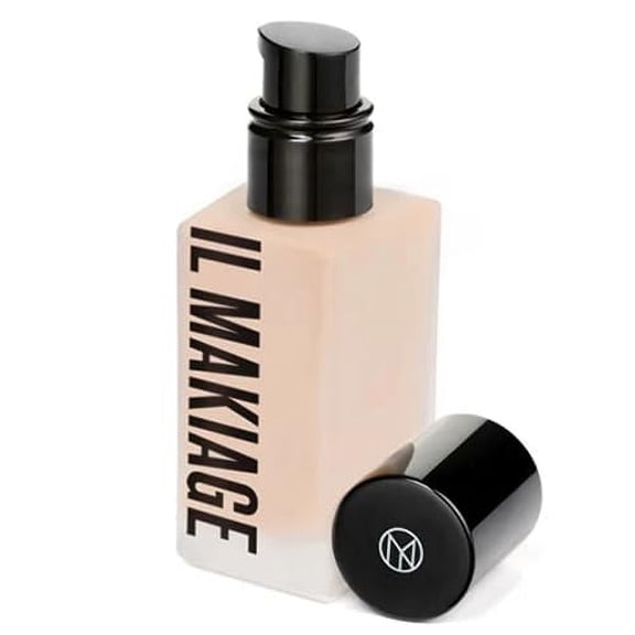 Il Makiage Woke Up Like This Flawless Base Foundation, Shade 045, Full Coverage Natural Matte Liquid Foundation, 1 fl oz (30 ml)