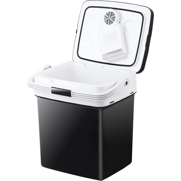 WOLEGEDO Portable RV Refrigerator 28 Qt(26L) Electric Cooler and Warmer 12V Mini Fridge for Car Camping, Fishing, Work Beach Picnic 29L