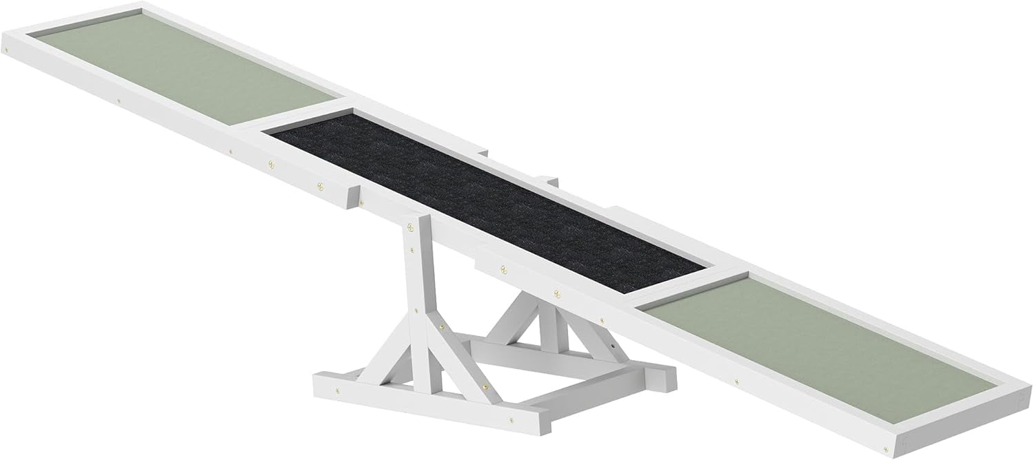 Wooden Dog Agile Seesaw For Training And Exercise, Platform Equipment Running Game Toys