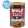thumbnail image 1 of Wolf Brand Chili No Beans, Chili Without Beans, 15g Protein Per Serving, 38.5 oz. Can, 1 of 9