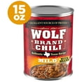 thumbnail image 1 of Wolf Brand Mild Chili With Beans, 24g Protein Per Serving, 15 oz. Can, 1 of 9