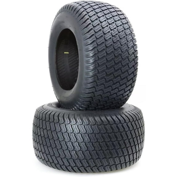 WOLF PACK 26x12-12 Lawn Mower Tires, Turf Saver Lawn & Garden Tires for Craftsman John Deere Dixon Walker Mower, 4 ply Tubeless, Set of 2