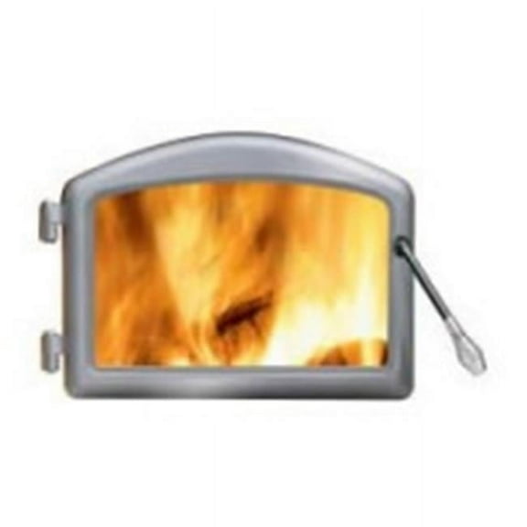 WOLF STEEL LTD - Core - 16818 H222-SS Cast-Iron Door Satin Chrome Plated