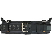 WOLF WTH2110 Heavy-Duty Ballistic Padded Tool Work Belt | Compatible w/Pouches, Holsters & 4-Point Suspenders Body Waist Comfort Lightweight Breathable Contractors Handyman Tongue Buckle