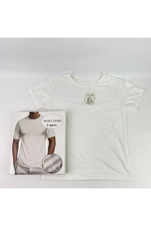 T-shirts, Men's Cotton Crew Neck T-Shirts, Versatile Soft Basics - S